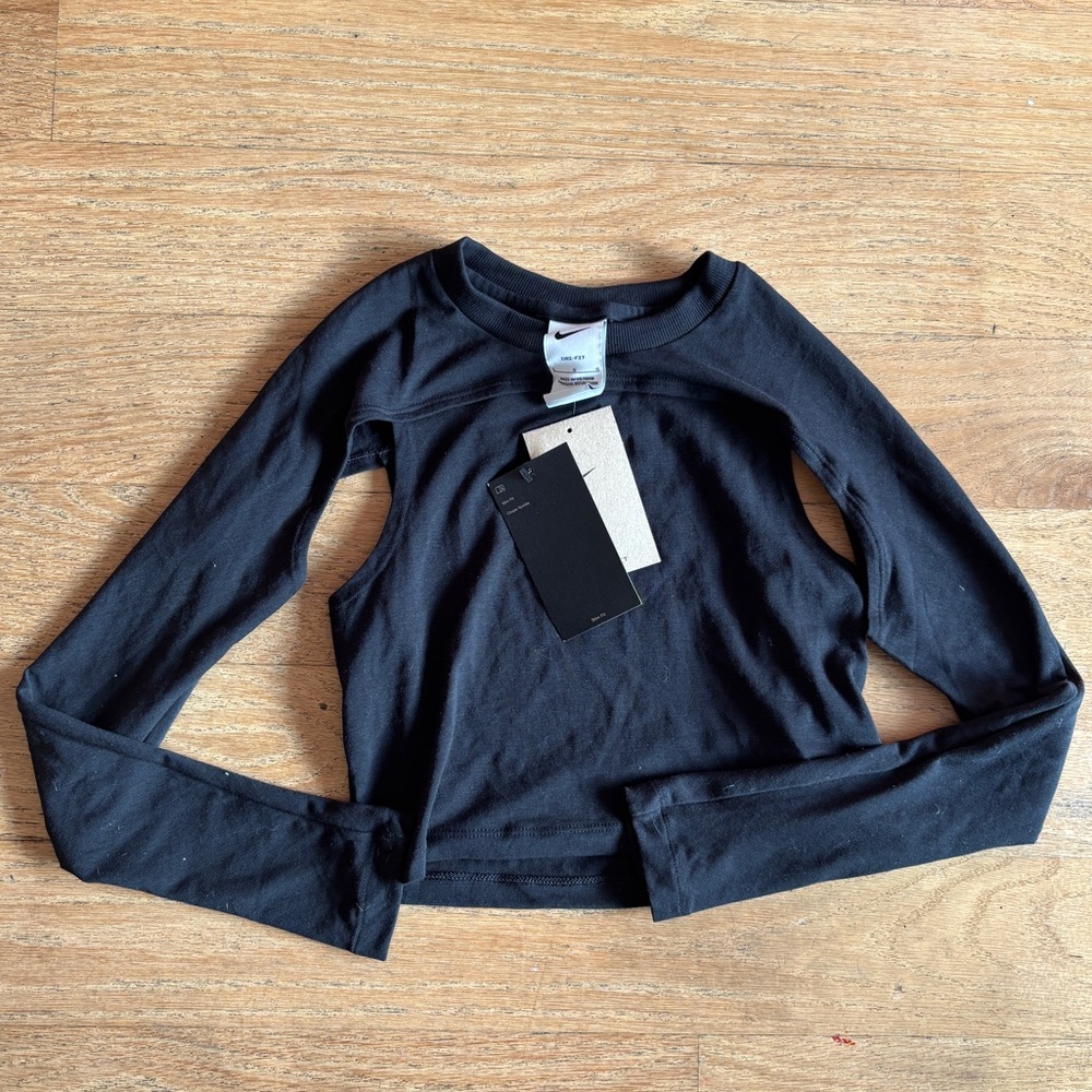 New Nike Girls' Dri-FIT Long-Sleeve Top